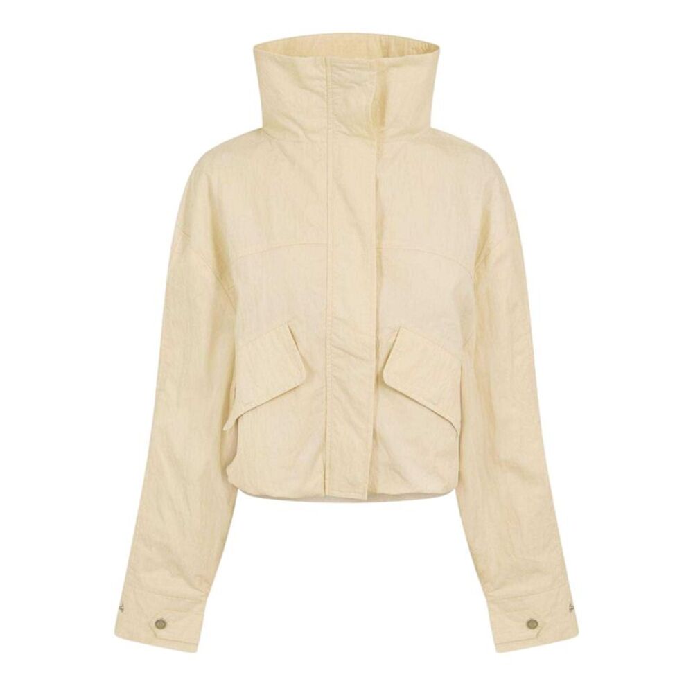 Couture Club Womens/Ladies Funnel Neck Soft Shell Jacket / Ecru